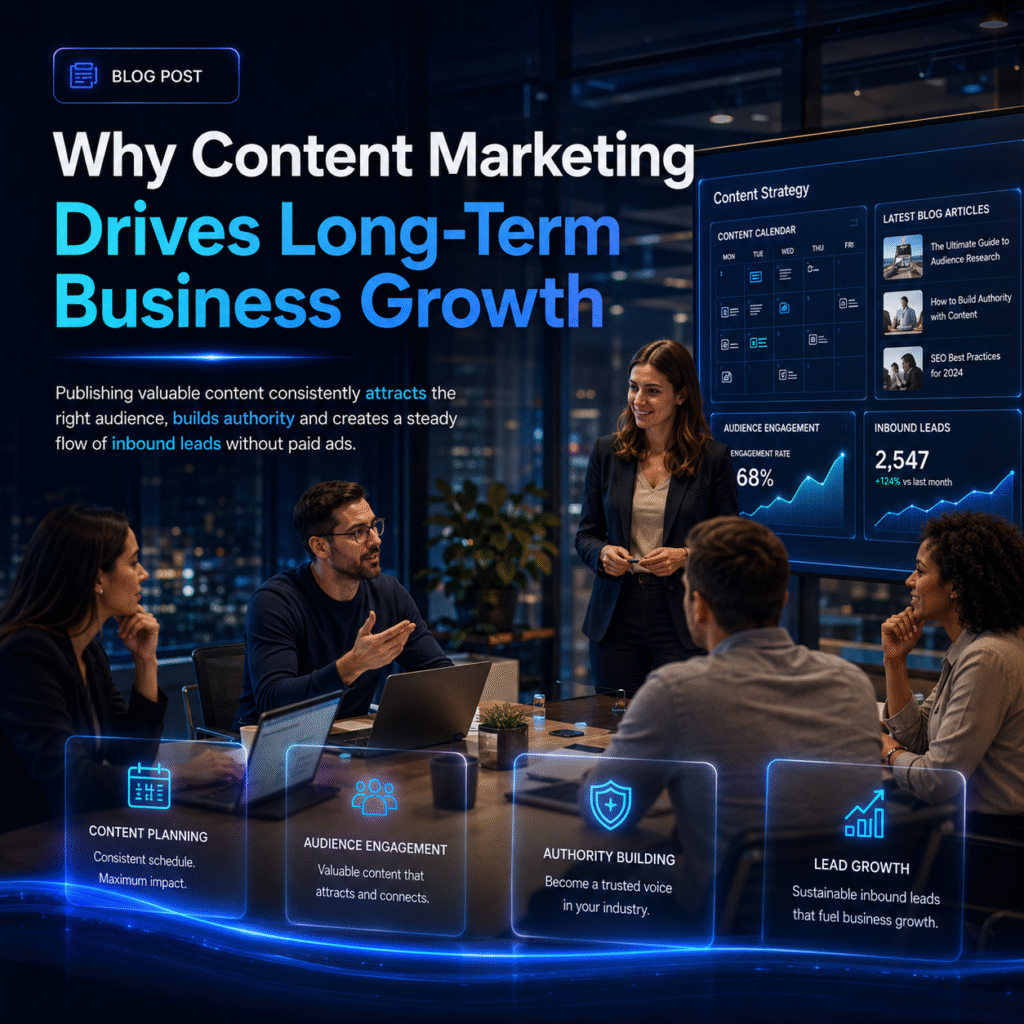 Why content marketing drives long-term business growth for service businesses